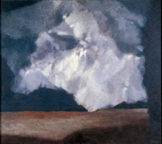 Bílý oblak - Weiße Wolke